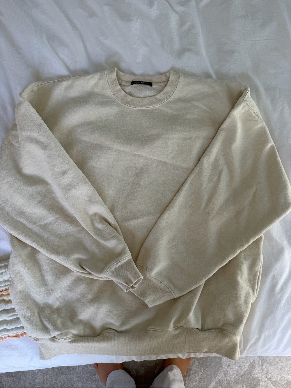 Brandy Melville oversized cotton crewneck